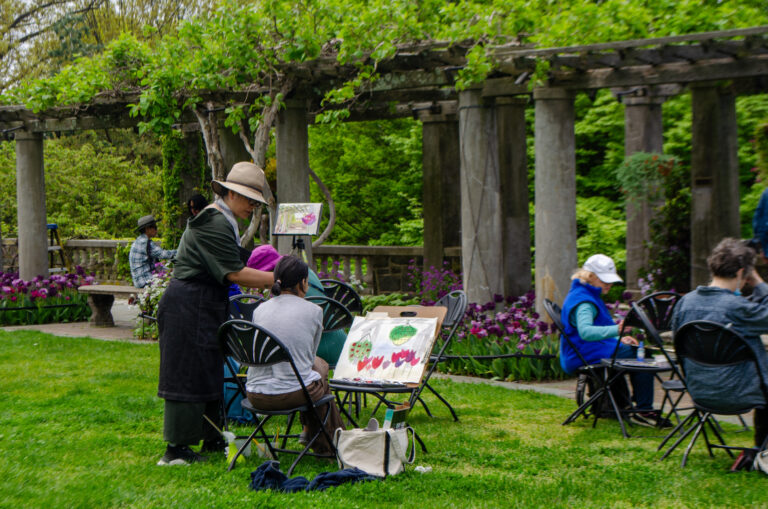 Wave hill From Bough to Bloom Portraits of Spring Trees in Watercolor credit Wave Hill